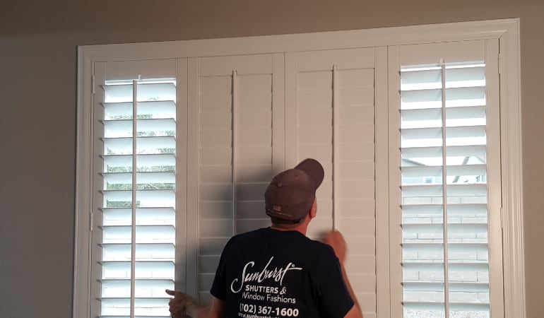 Installation of plantation shutters in Indianapolis